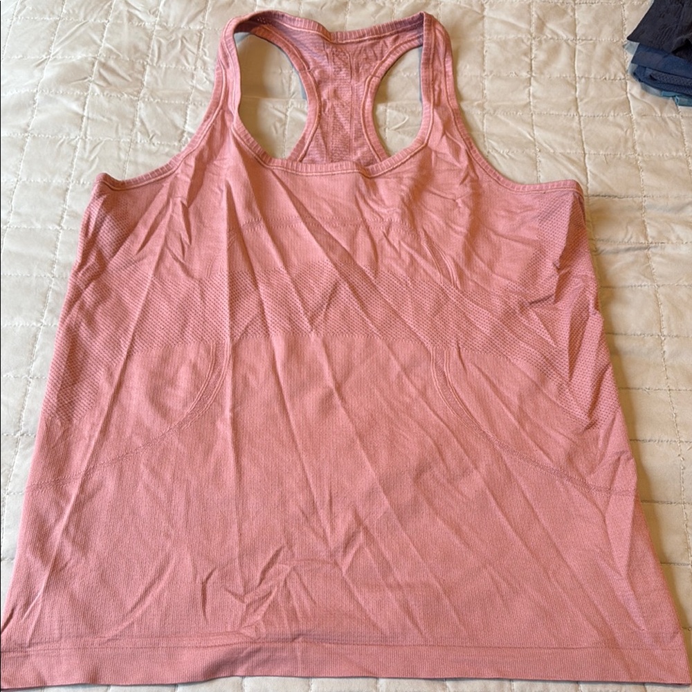 Lululemon Athletica Swiftly Tech Tank Top in rose pink